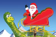 Santa Claus at the Dinosaur Resource Center