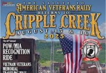 Veterans Rally/Biker Fest to Roar Through Teller County and Cripple Creek This Weekend