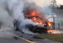 Vehicle Fire Forces Closure of Teller County Road